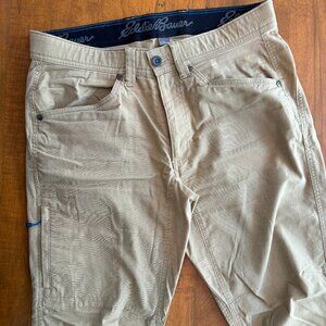 Eddie Bauer Men's Rappel Canvas Pants - Saddle 32x34